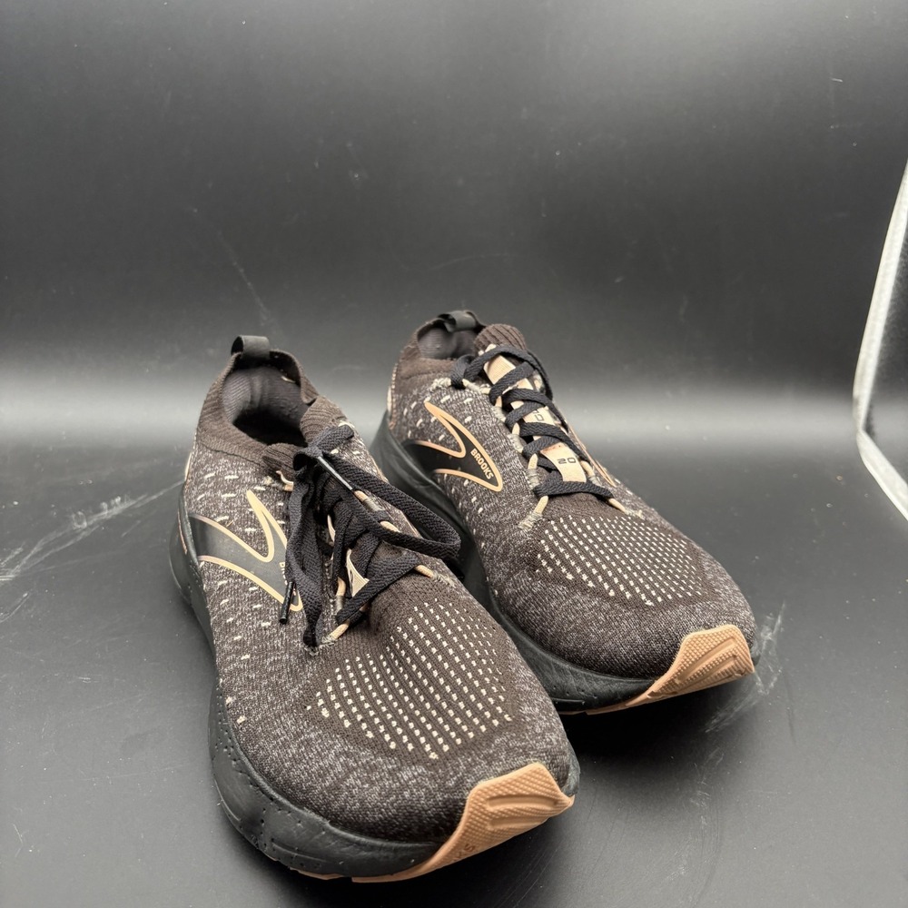 Brooks Glycerin StealthFit 20 1203721B026 Womens US 9 Running Shoes Brown Black